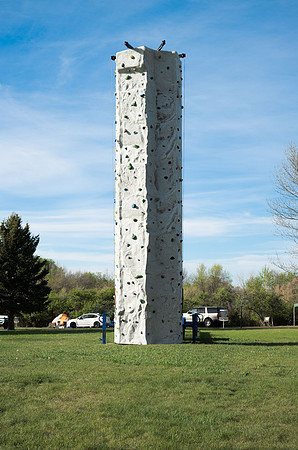 Beaver Dick Park Rock Wall Set Up - May 2025