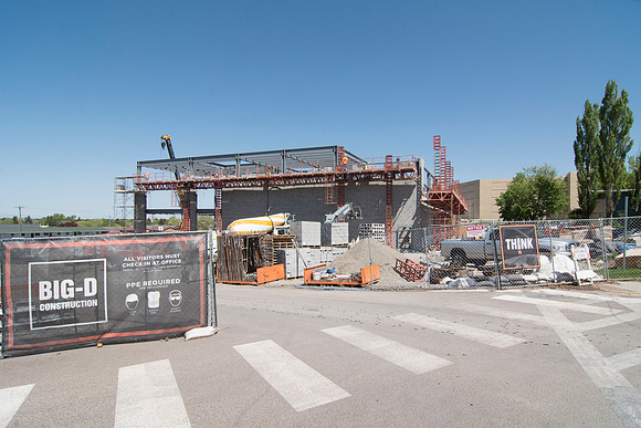 The Heating Plant is currently under construction during the 2014 Spring Semester.