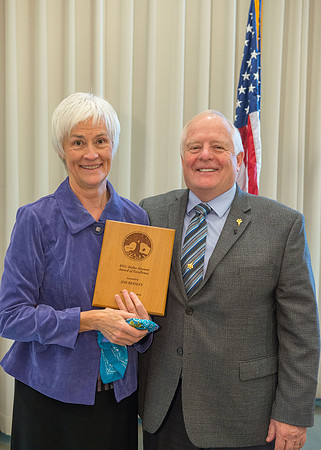 Emeritus Breakfast, Nov 2018, BYU-Idaho Alumni Award of excellence was awarded to Jon Beesley.
