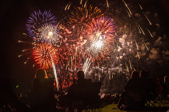 Celebrate America, an Independence Day Celebration at the Huntsman Springs Golf Course in Driggs, Idaho. It was free fun for everyone, bounce toys for kids and a concert featuring two of the original