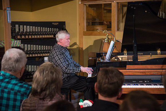 University Relations Christmas Party at Jim Clark's Magical Music Barn.