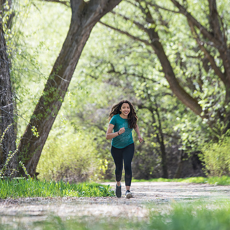 As a student and avid runner here in Rexburg Idaho, Krystal has many options for places to run, including through farm fields and city parks, like Eagle Park.