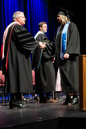 Graduates during convocation for the College of Academic Success & Interdisciplinary Studies. Speakers: Kevin Brower, Jenna Kate Wilson, Tyler Christensen