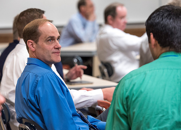 Faculty members come together in preparation of the new school year.