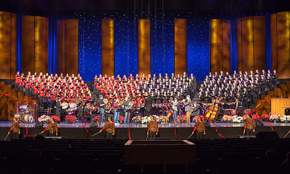 At the BYU-Idaho Christmas, the university dance department, choirs and orchestra, came together with guest artists Canadian Brass for a beautiful and uplifting show.