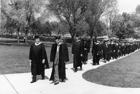 John L. Clarke served as President of Ricks College from 1944 to 1971.