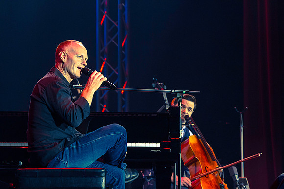 The Piano Guys perfom live in the Hart Auditorium during the 2014 Fall Semester. It was a night of laughter, love, and pure entertainment.