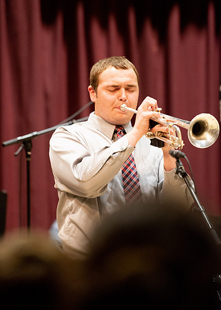 Performance of the jazz group at the Snow Building.