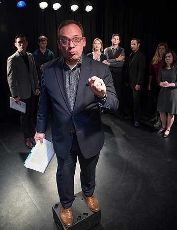 The theater department performs readings as part of the Ibsen Series.