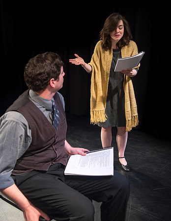 The theater department performs readings as part of the Ibsen Series.