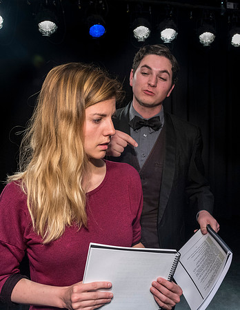 The theater department performs readings as part of the Ibsen Series.