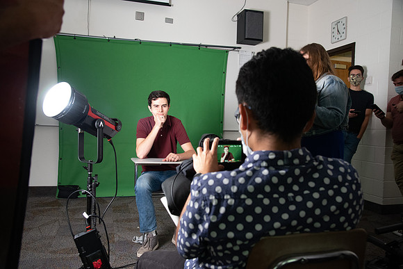 Video production of Vice President, Kelly Burgener, showing what classes will be like during Fall 2020 semester.