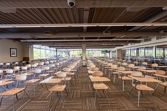 Testing Center interior.