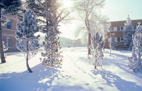 Ricks College Campus. January 1988.