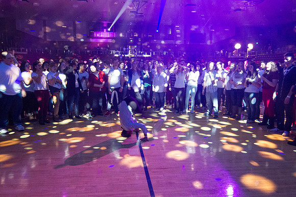 Throughout the semester, dance parties are held in the main gym of the Hart Building. This event was an awesome night of dancing and DJ-ed top 40 music.