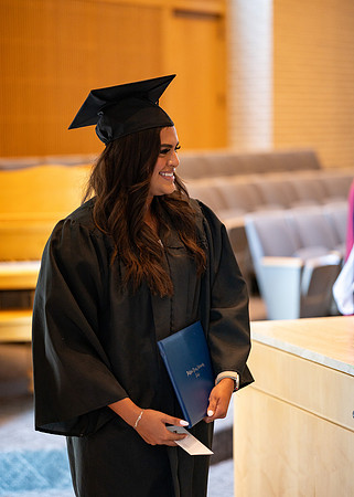 Graduates during convocation for the College of Language and Letters.