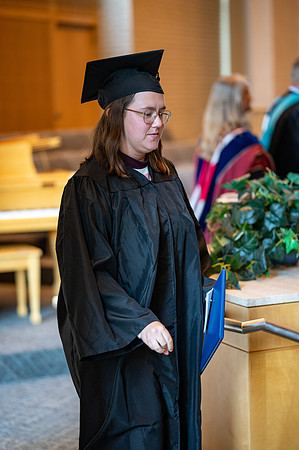 Graduates during convocation for the College of Language and Letters.