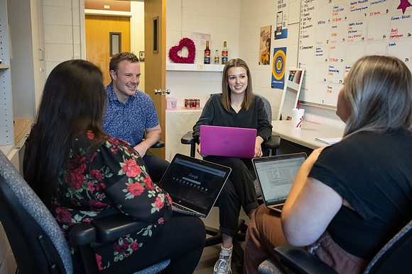 University Relations, Public Affairs Communications team, lead by Perry Rockwood.