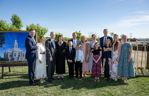 Teton River Temple Groundbreaking - June 2024