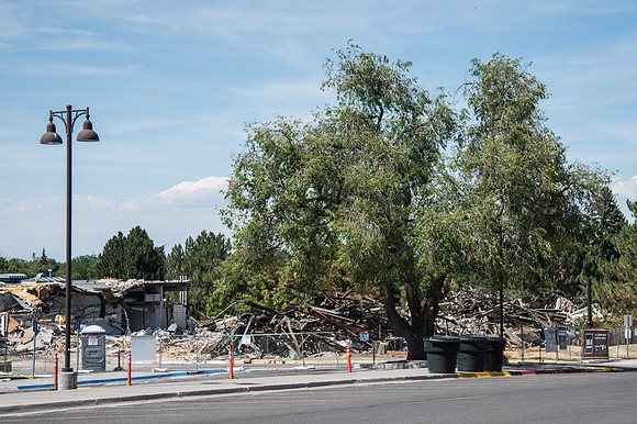 BYU-Idaho Kirkham building demolition. Summer Term