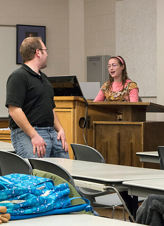 Students participate in the Writing Workshop to receive critiques on their work.