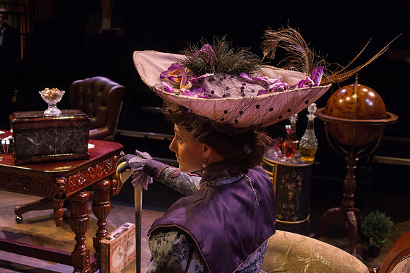 The cast of Brigham Young University-Idaho's production of "The Importance of Being Earnest" pose scenes and moments from the performance.