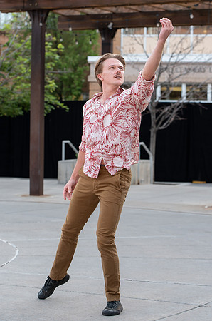 "Pan" performed by SALT Contemporary Dance, BYU-I, and the local community in the McKay library quad.
