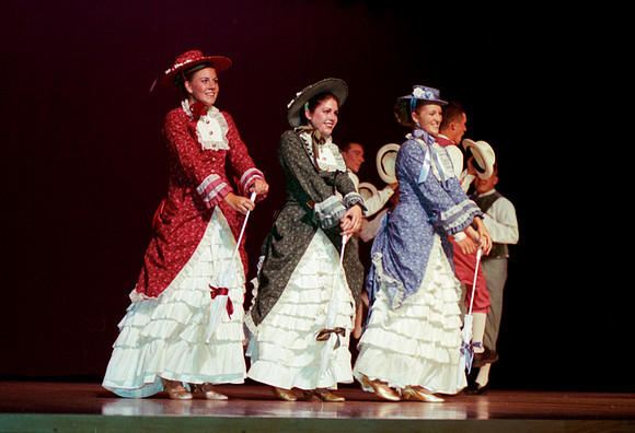 Folk Dance team performs at Ricks College.