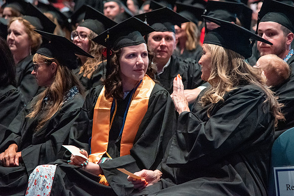 Graduates during Interdisciplinary Studies convocation.
