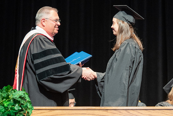 Graduates during Interdisciplinary Studies convocation.