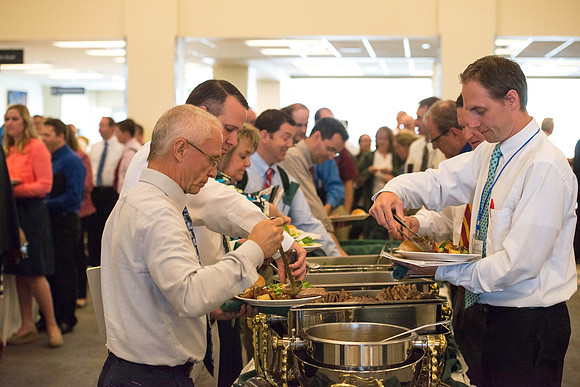 Lunch served in the Manwaring Center.