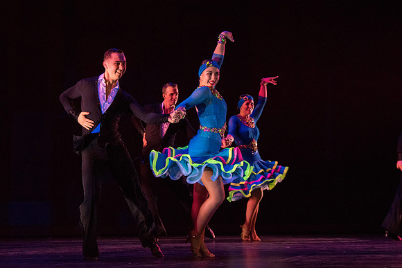 The BYU Ballroom Dance Company is one of the most distinctive university dance companies in the world. Based in Provo, Utah, the company consists of 32 dancers, all of whom are full-time students at B