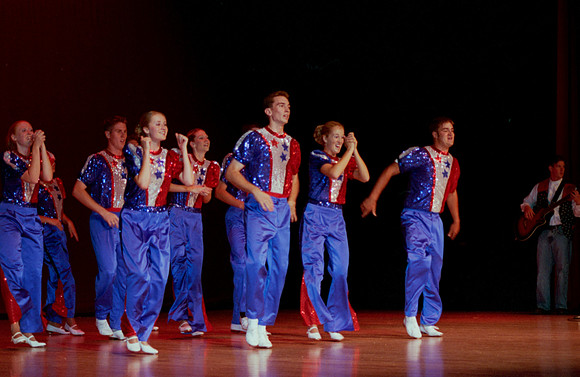 Folk Dance team performs at Ricks College.