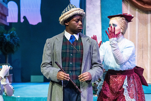 Dress rehearsal for Theater production, Comedy of Errors.