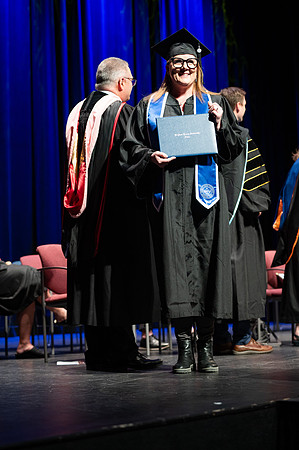 Graduates during convocation for the College of Academic Success & Interdisciplinary Studies. Speakers: Kevin Brower, Jenna Kate Wilson, Tyler Christensen