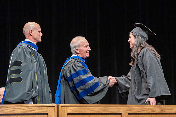 Graduates during convocation of the College of Physical Sciences and Engineering.