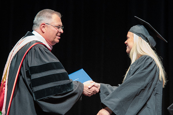 Graduates during Interdisciplinary Studies convocation.