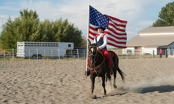 Julie Lee is an Americana horseback rider and has been affiliated with teaching at BYU-Idaho.