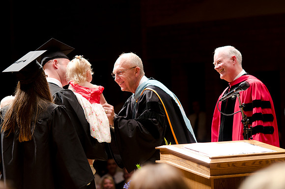Commencement during graduation spring 2012