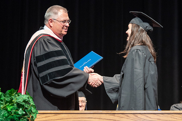 Graduates during Interdisciplinary Studies convocation.