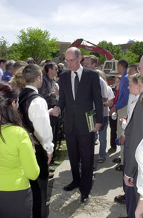 Spori Groundbreaking - May 2001