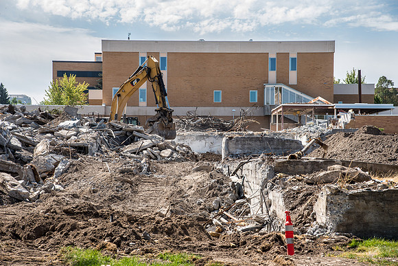 Cleanup continues at the Kirkham demolition site.   - Sept 2, 2019