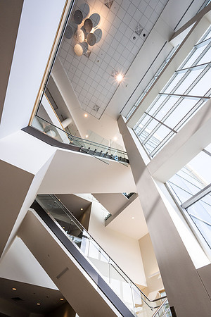 Interior of the BYUI Center.
