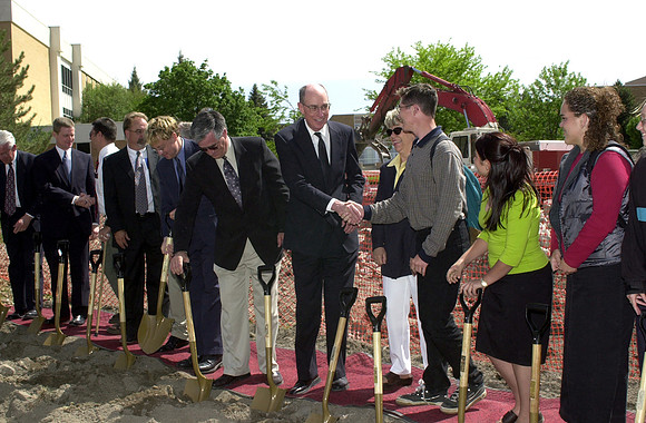 Spori Groundbreaking - May 2001