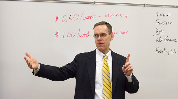 The Business Productions and Operations Management class taught by Brother Clark provides power tools for future graduates in how to successfully run a business.