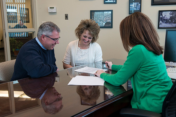 Beehive Credit Union marketing photos with Brent & Gaylynn Bean.