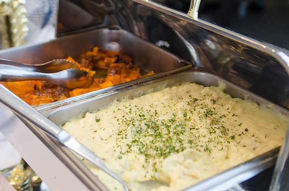 BYU-Idaho catering fair displayed many dishes offered by the BYU-Idaho catering services.