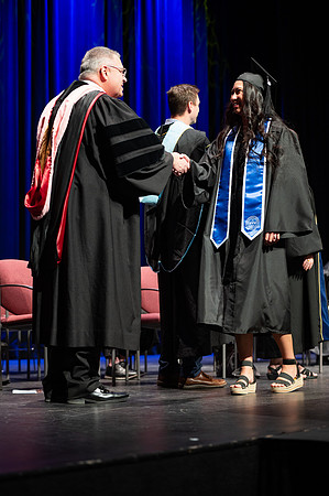 Graduates during convocation for the College of Academic Success & Interdisciplinary Studies. Speakers: Kevin Brower, Jenna Kate Wilson, Tyler Christensen