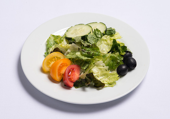 BYU-Idaho Food Service Catering. Garden Salad Fresh mixed Salad Greens, Tomatoes, Olives, Cucumbers, Red Cabbage, and Carrots. Comes with your choice of Dressing.