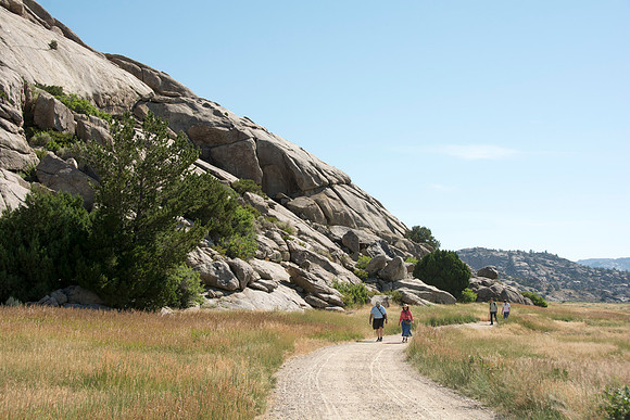 Martin's Cove, a place of refuge for handcart pioneers who were caught in an early winter storm en-route to Salt Lake City, UT.